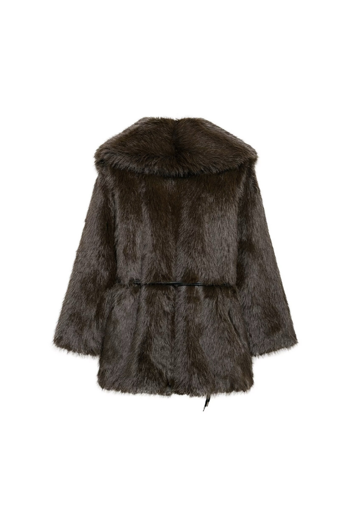 Carisse Kemerli Kürk Ceket