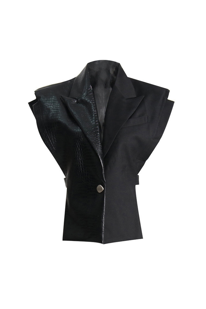 Manon Deri Patchwork Yelek