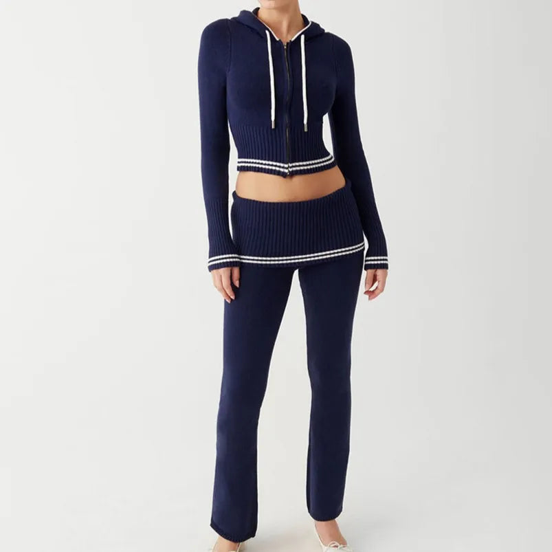 Slim Triko Hırka ve Alt Takım