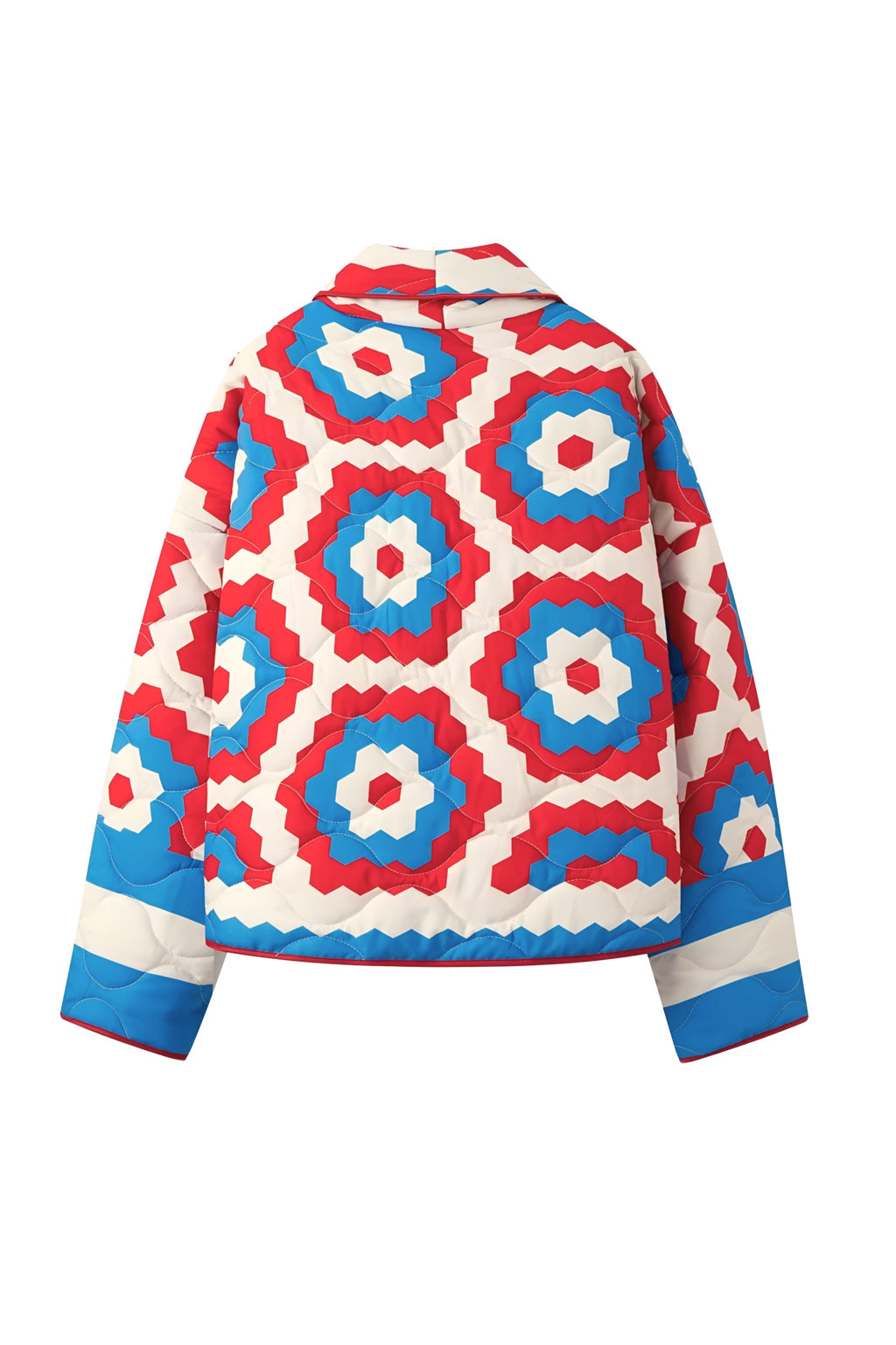 Valianna Baskılı Kapitone Ceket