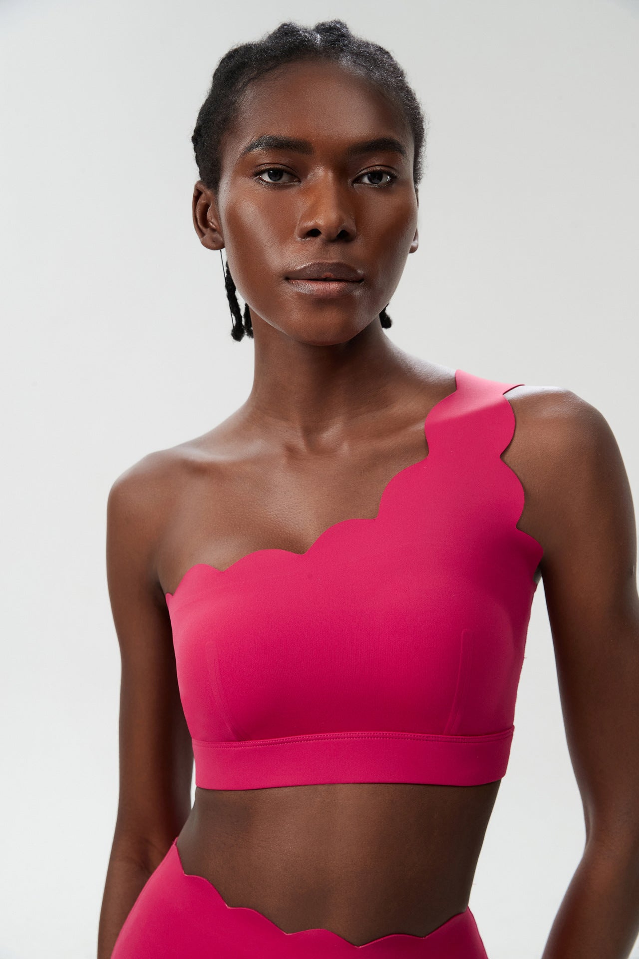 Taraklı Tek Omuz Spor Bra