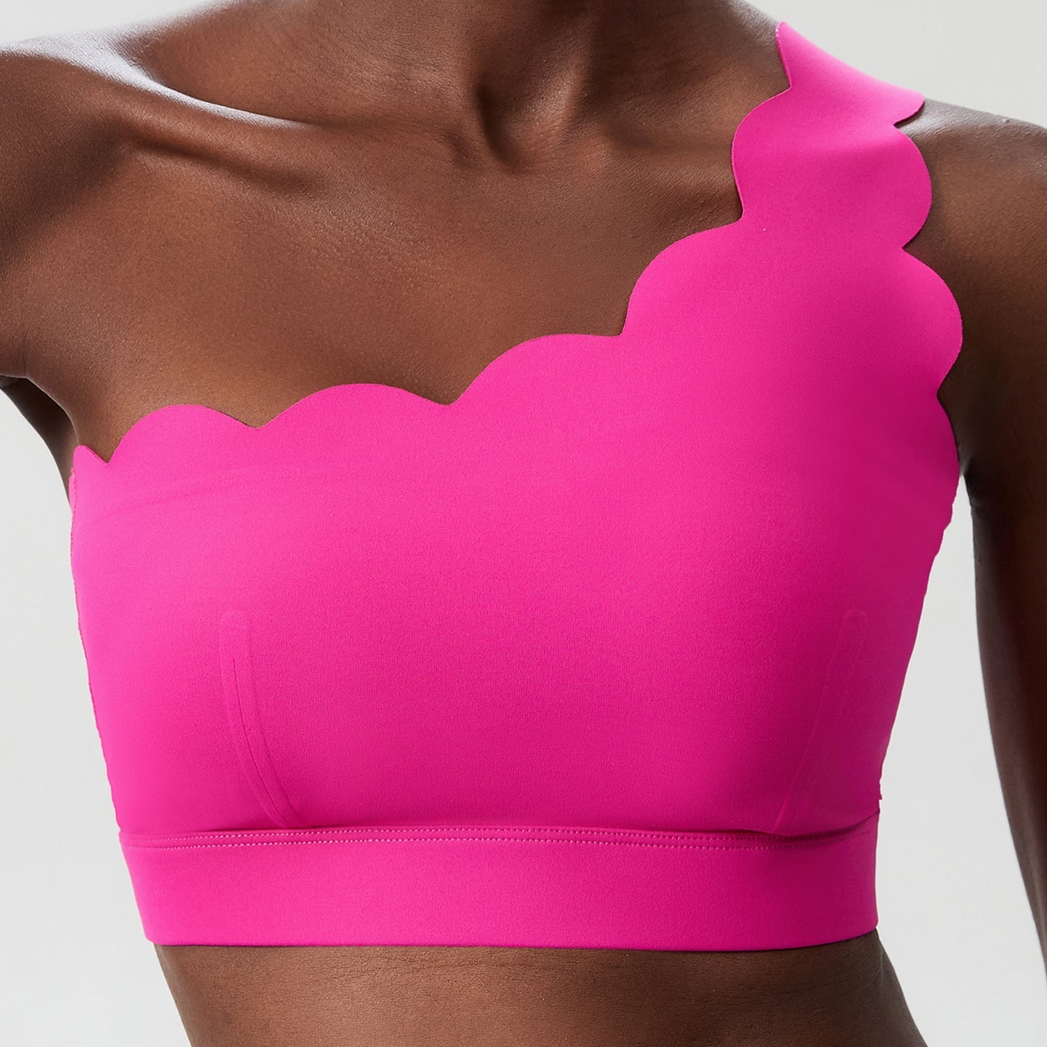 Taraklı Tek Omuz Spor Bra