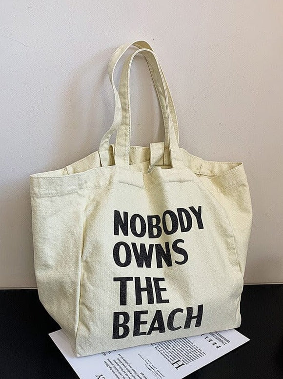 Büyük Kanvas Tote Çanta