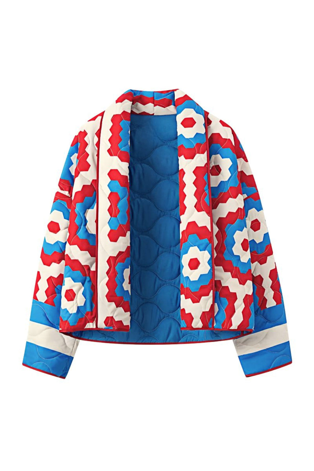 Valianna Baskılı Kapitone Ceket