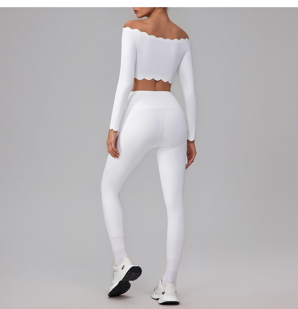 Omuz Açık Taraklı Uzun Kollu Üst