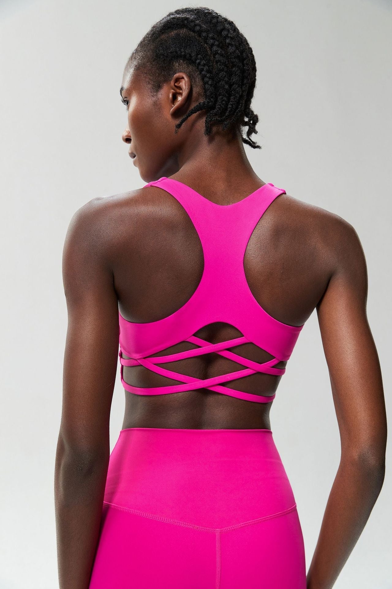 Sırt Çapraz Detay Yarışçı Bra