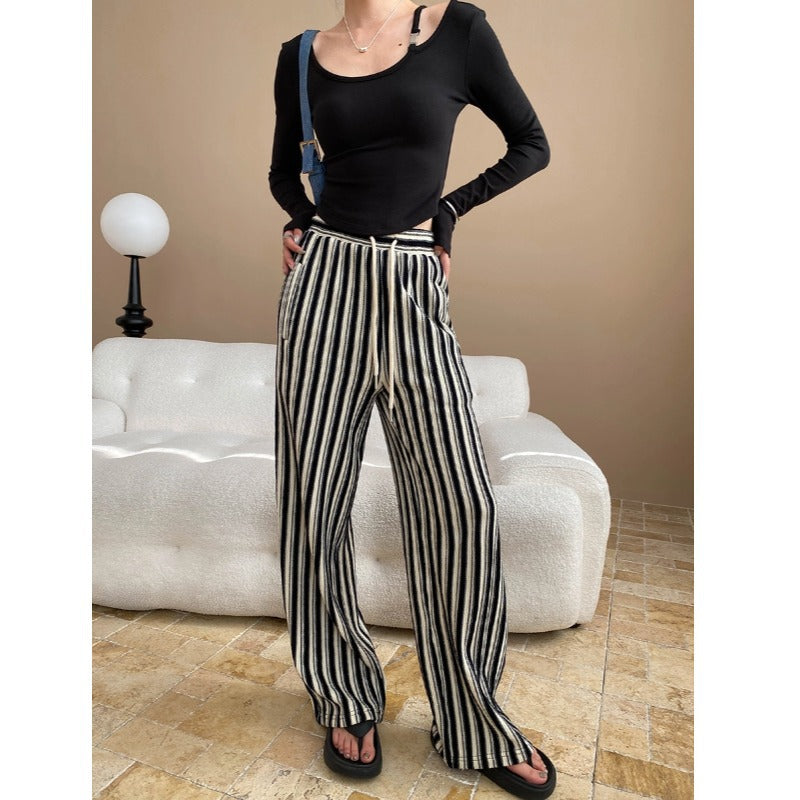 Miah Çizgili Pantolon