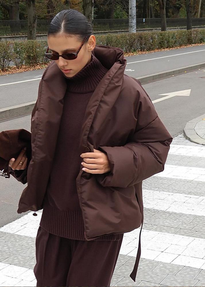 Luxura Kapitone Kuşaklı Puffer Ceket