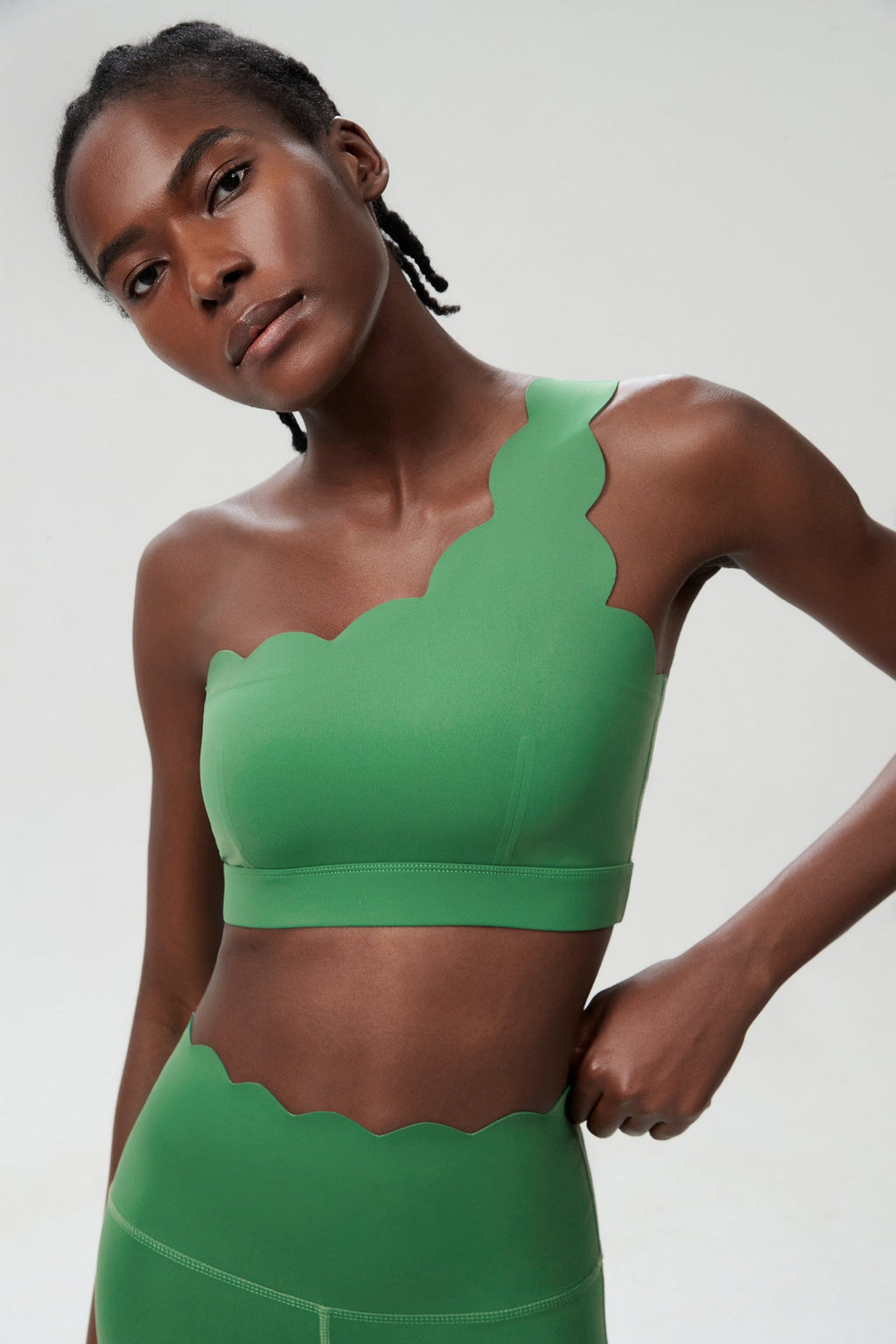 Taraklı Tek Omuz Spor Bra