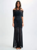 Straplez Maxi Elbise