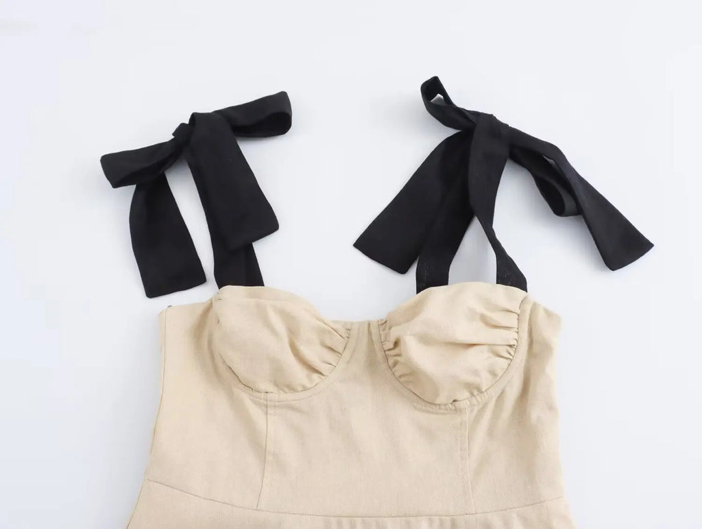 Zaphira Kurdela Askı Mini Elbise