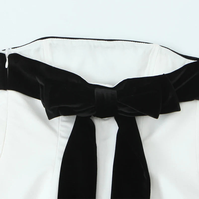 Ophelia Straplez Sırt Detay Bluz