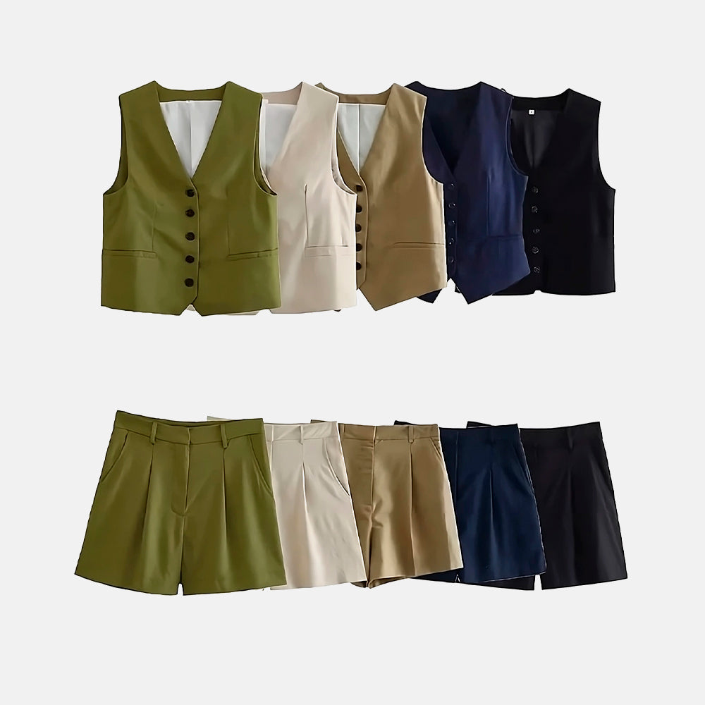 Scan Yelek ve Şort Takımı