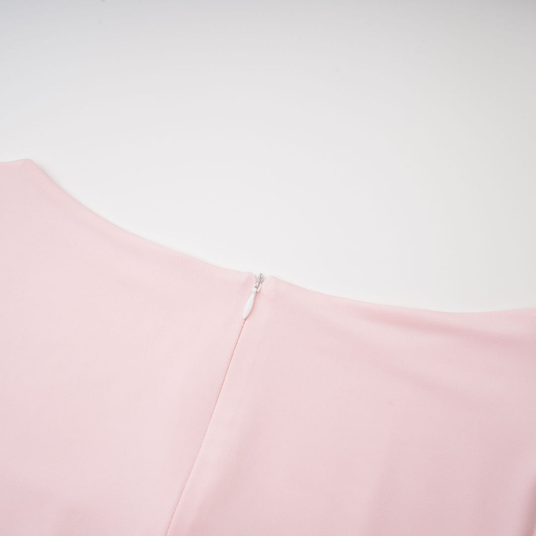 Chloé Pembe Uzun Kollu Çiçekli Elbise