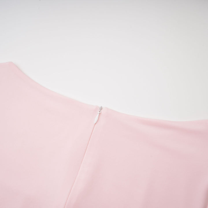 Chloé Pembe Uzun Kollu Çiçekli Elbise
