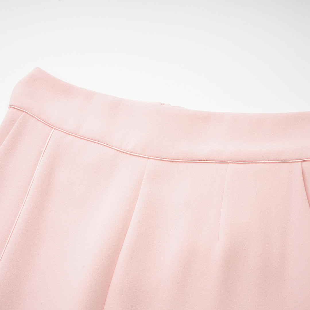 Claretta Renk Bloklu Blazer Ve Pantolon Uyumlu Takım