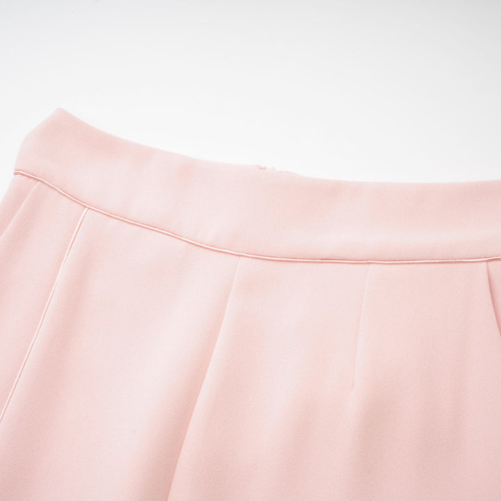 Claretta Renk Bloklu Blazer Ve Pantolon Uyumlu Takım