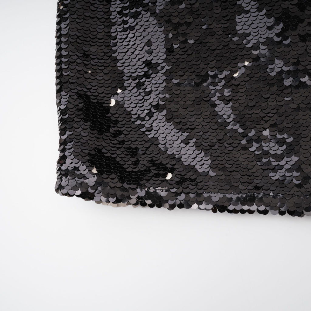 Magali Siyah Pullu Mini Etek