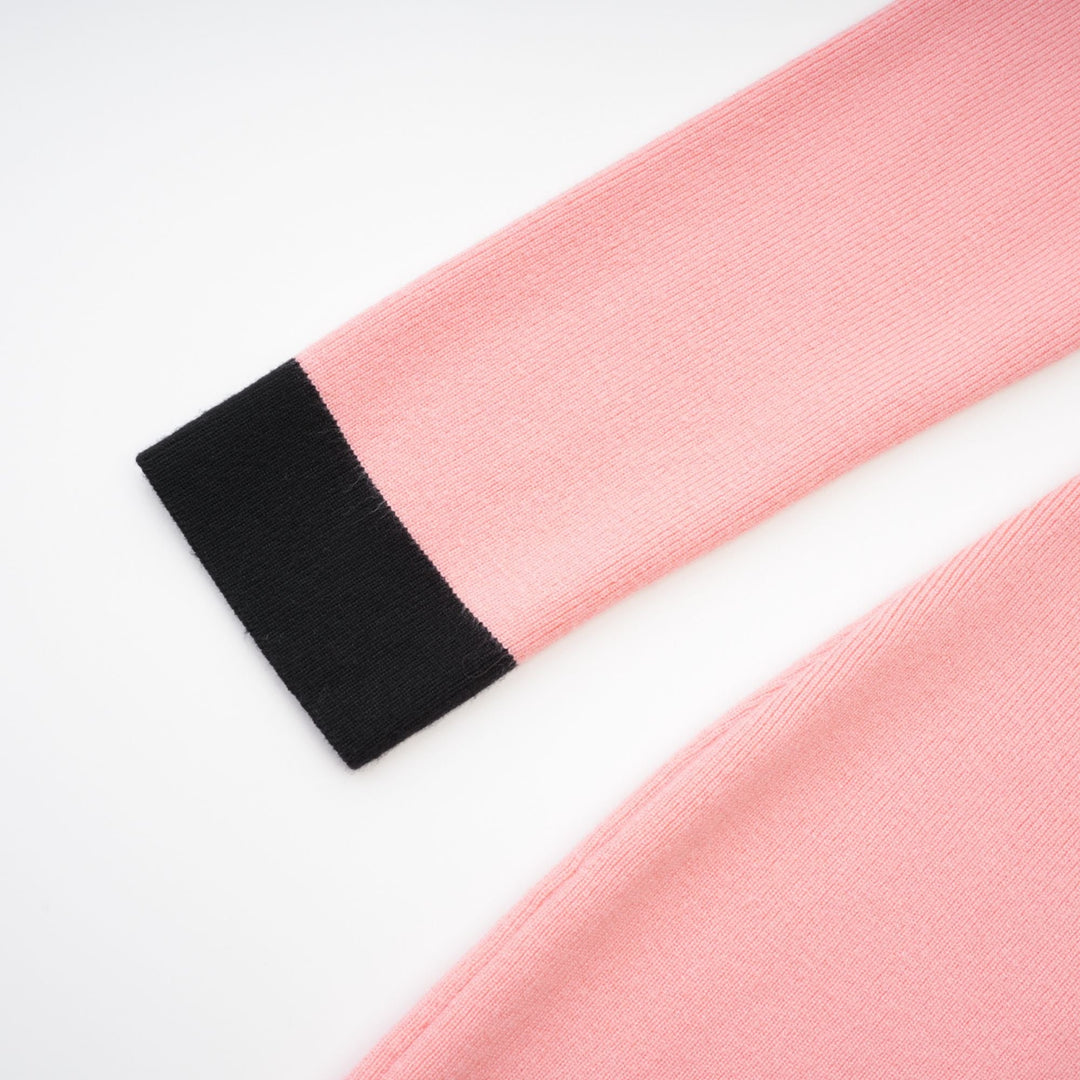 Carine Pembe Midi Elbise