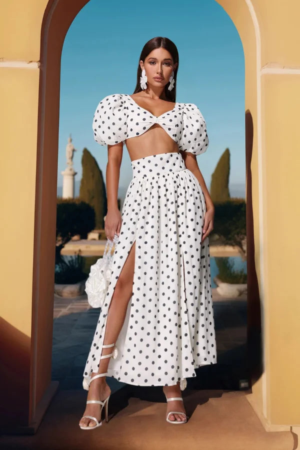 Atarrah Puantiyeli Üst Etek Takım