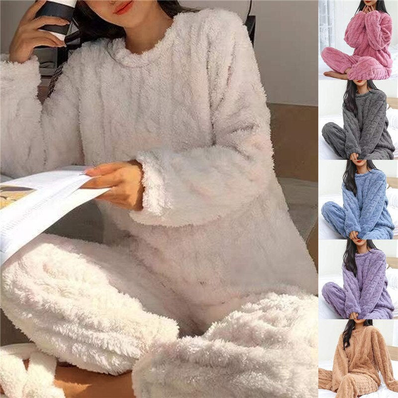 Emma Yumuşak Polar Pijama Takımı - Riosso