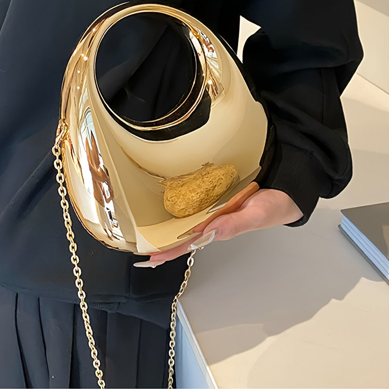 Golden Akrilik Hilal Çanta