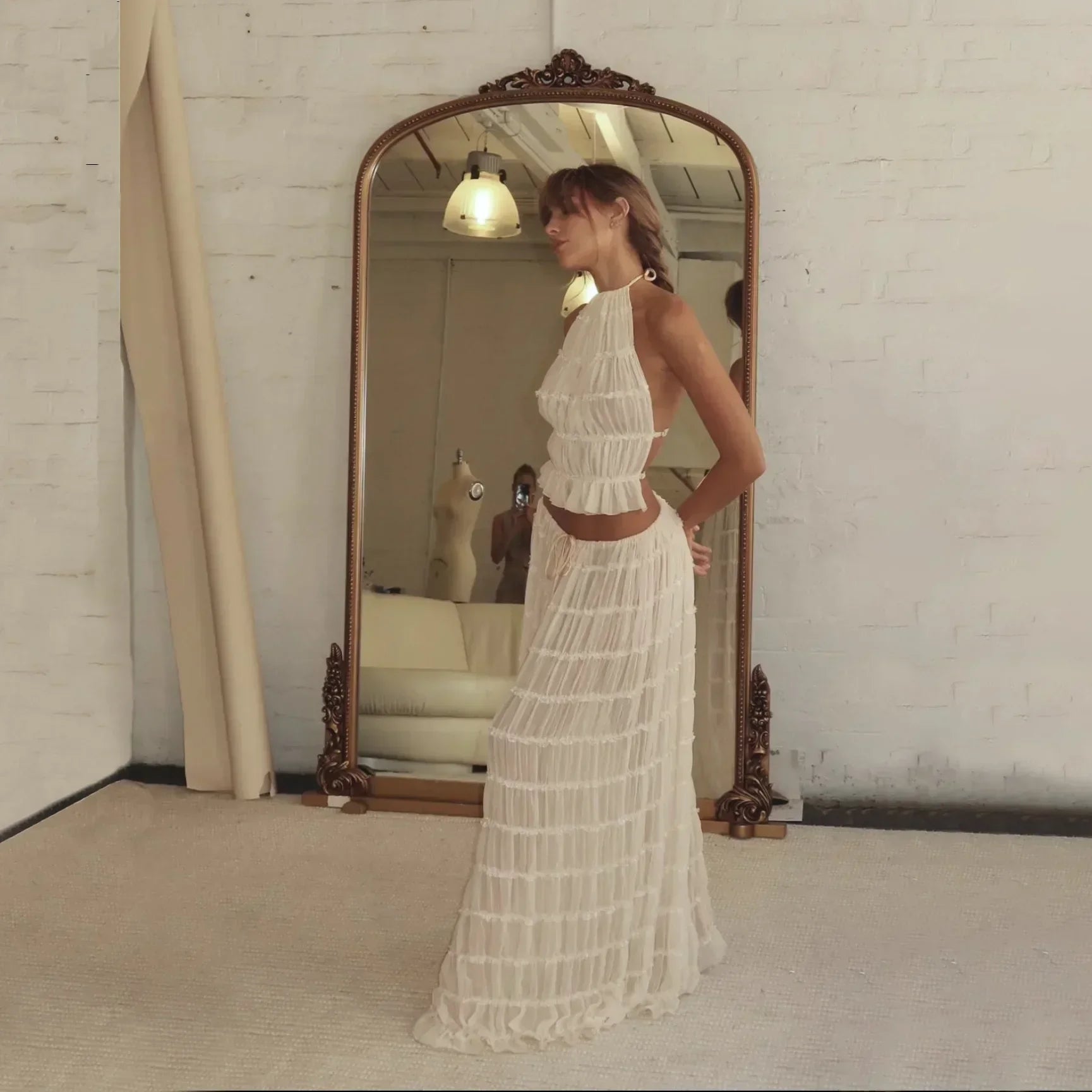 Monica Bağcıklı İki Parça Set - Riosso