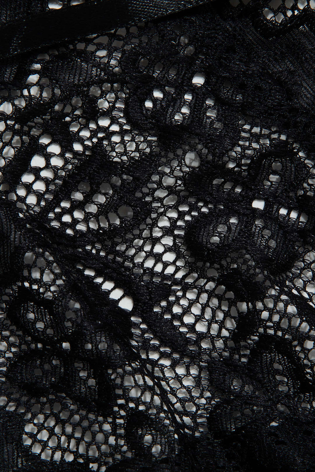 Düz Renk Kesik Dantel İç Giyim Garter Seti