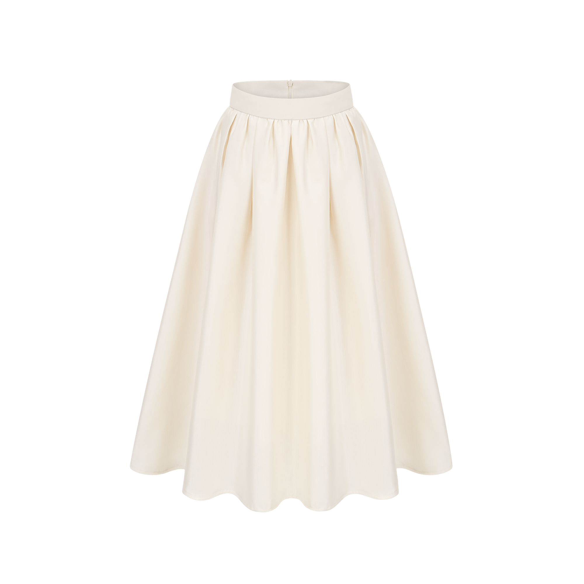Virginie Beyazı Geniş Etek