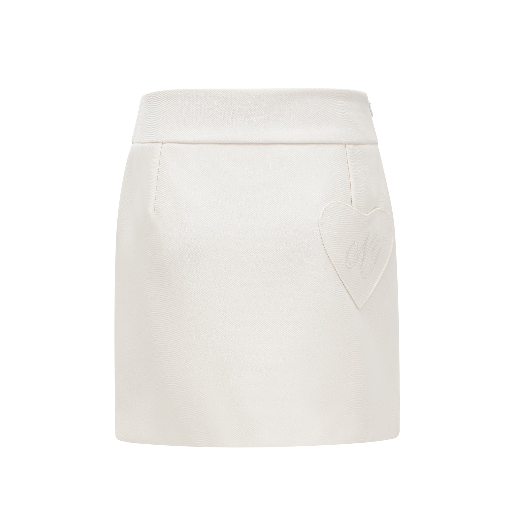 Caitlin Beyaz Suni Kürk Ceket Ve Etek Eşleştirme Seti