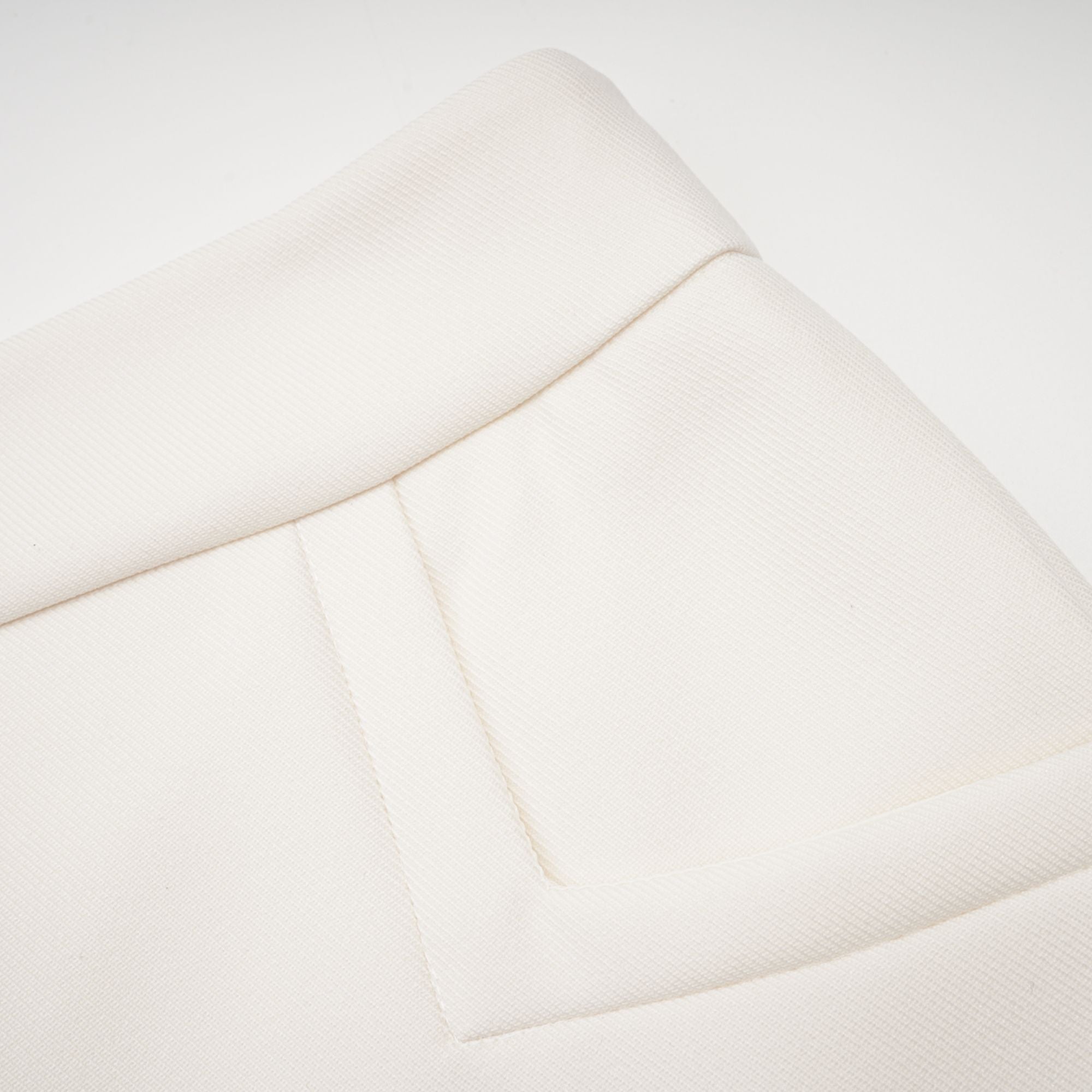 Caitlin Beyaz Suni Kürk Ceket Ve Etek Eşleştirme Seti