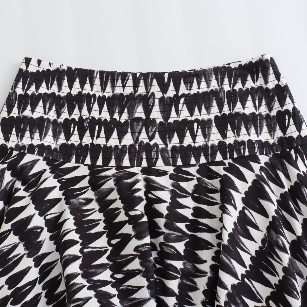 Damla Baskı Üst ve Etek Takım