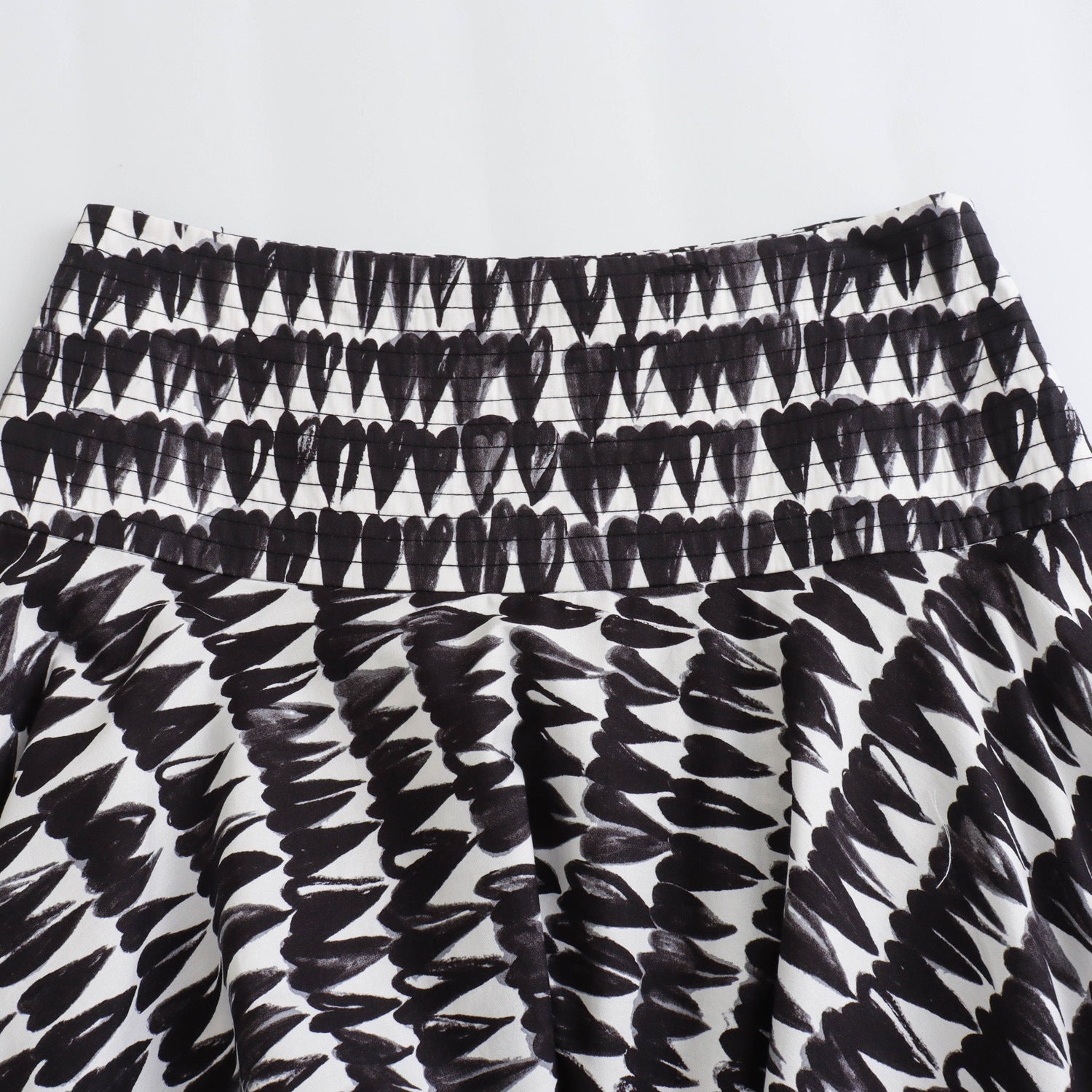 Damla Baskı Üst ve Etek Takım