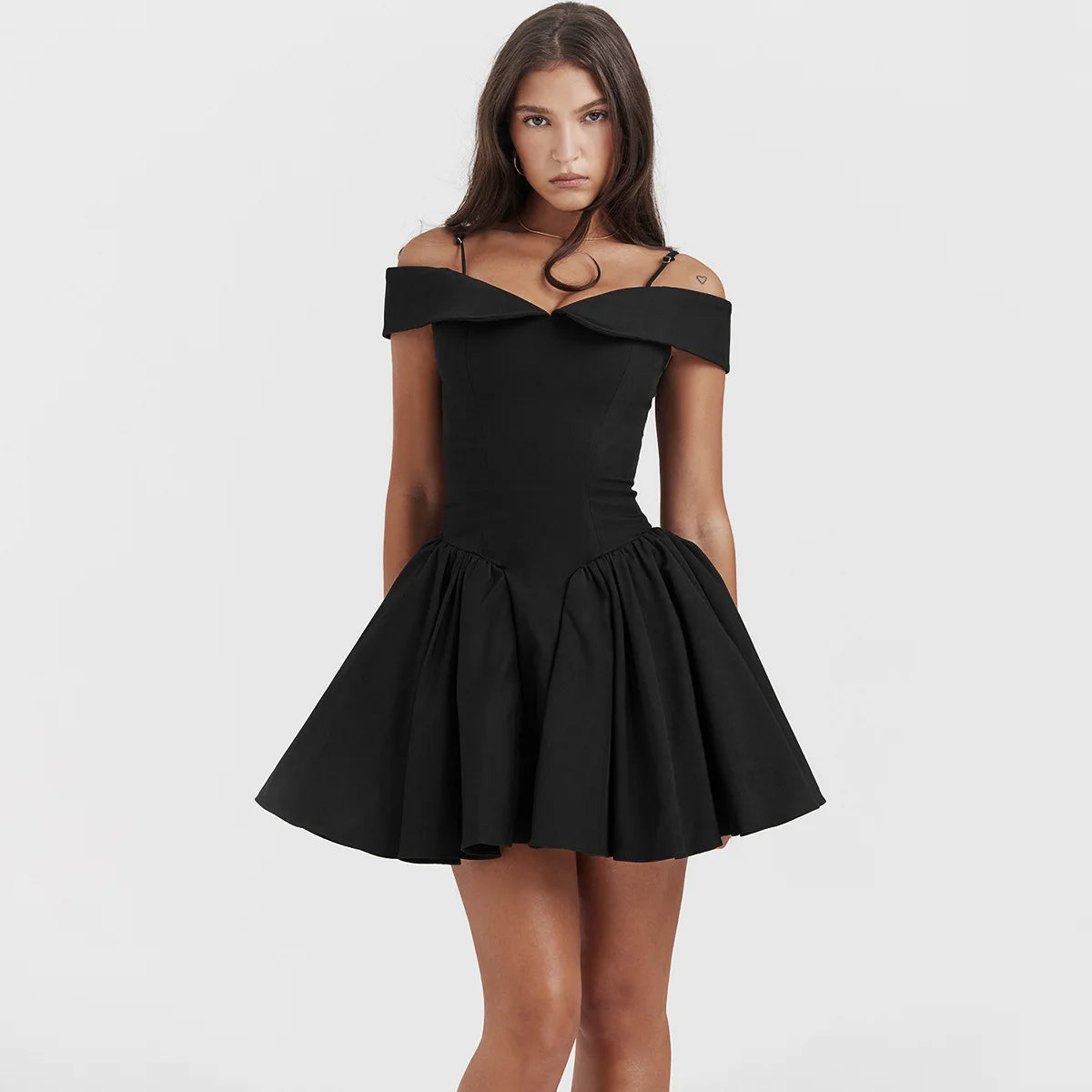 Elida Floral Mini Elbise