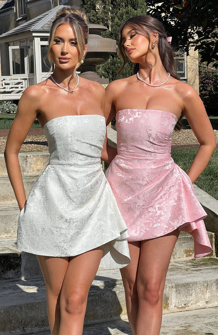 Elodie Mini Elbise - Pembe