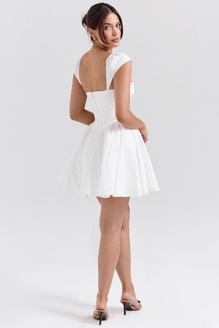 Jasmine Göğüs Cup Detay Mini Elbise