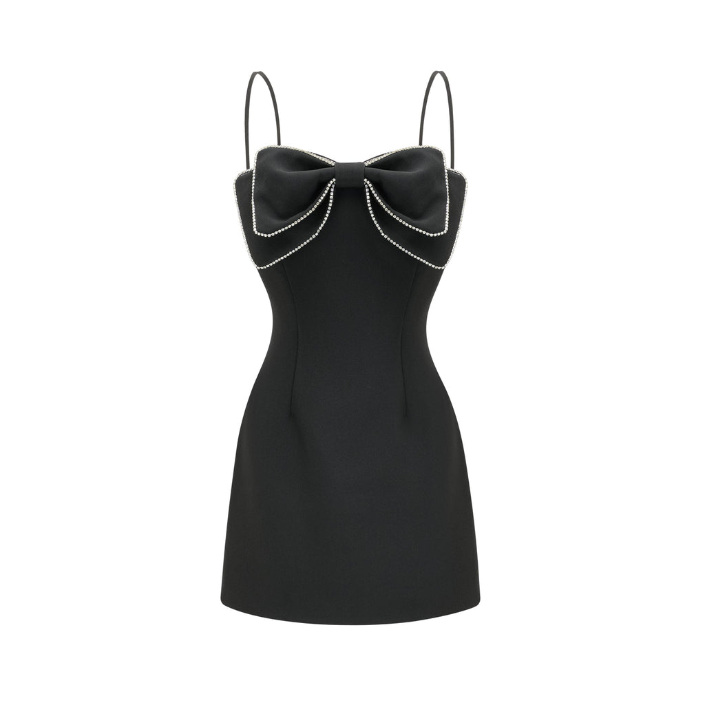 Kurdela Detaylı İşleme Mini Elbise