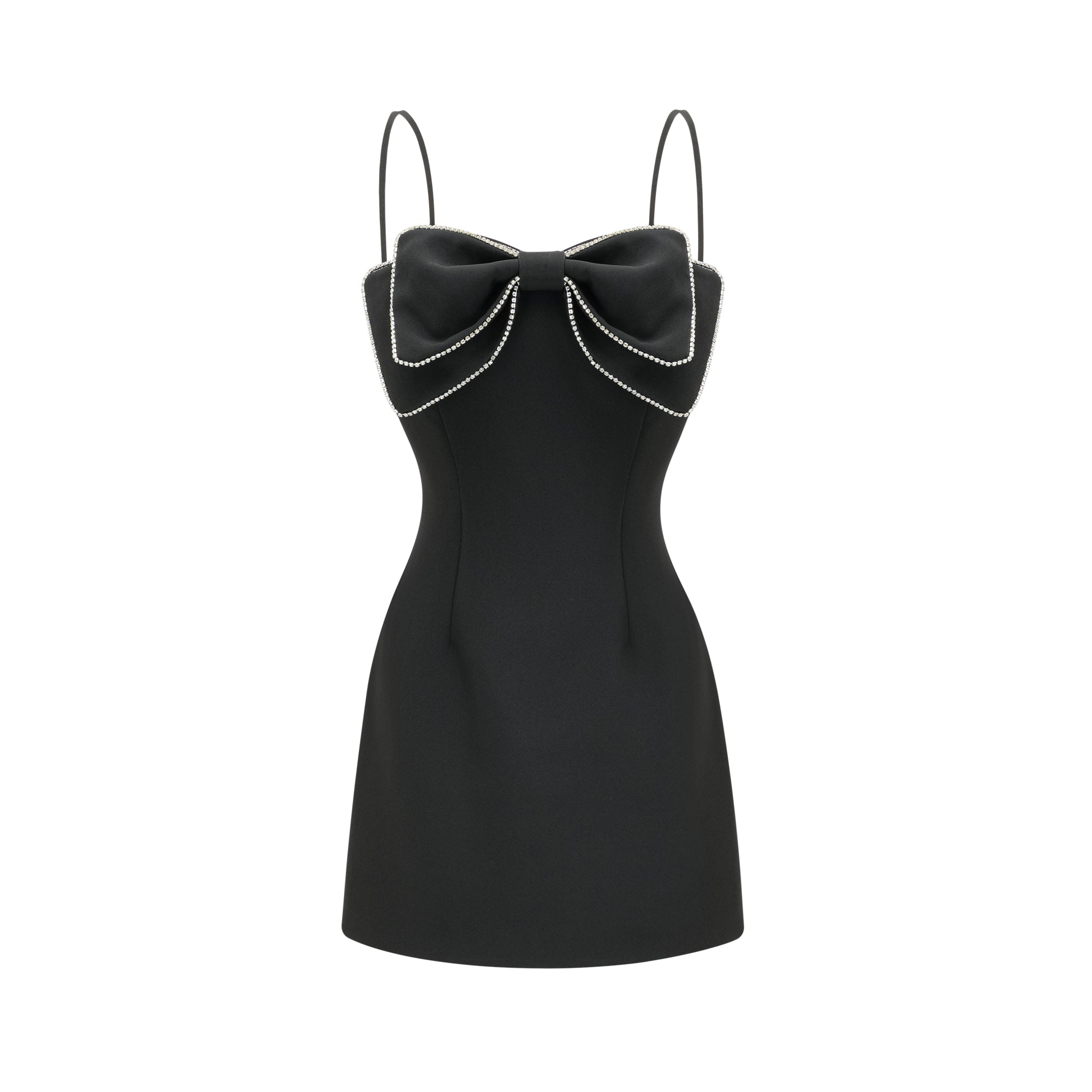 Kurdela Detaylı İşleme Mini Elbise