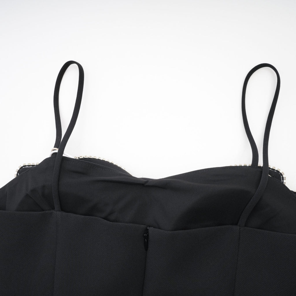 Kurdela Detaylı İşleme Mini Elbise