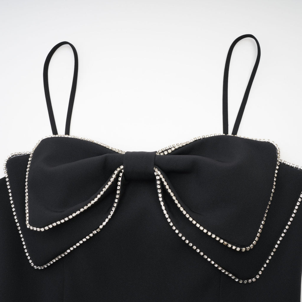 Kurdela Detaylı İşleme Mini Elbise