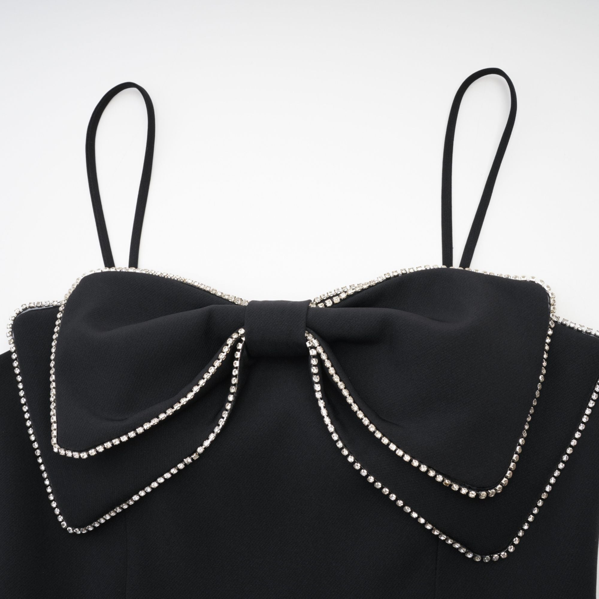 Kurdela Detaylı İşleme Mini Elbise