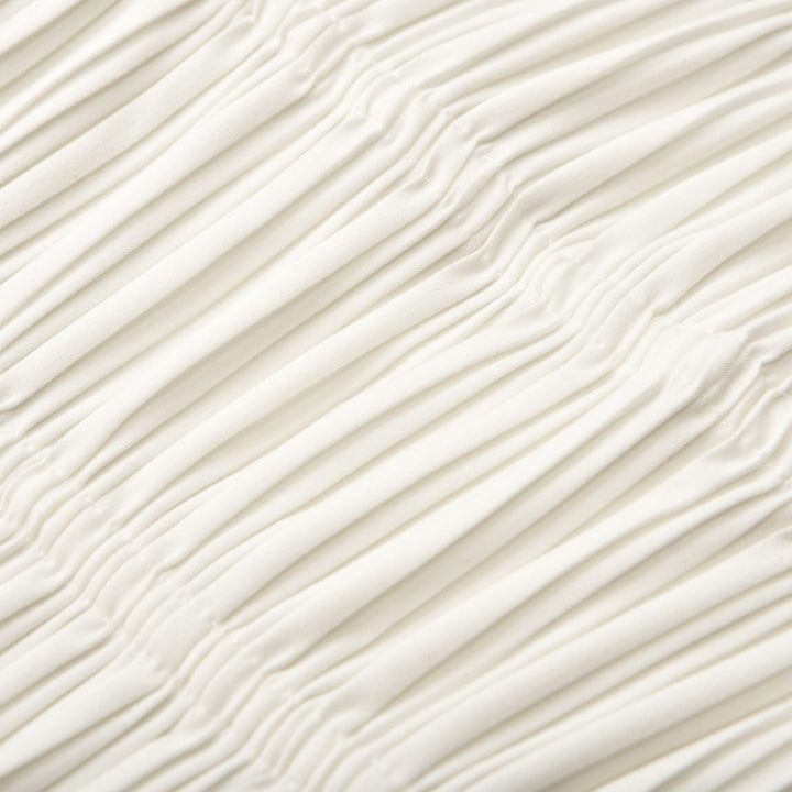 Milisent Arkası Açık Pilili Üst Ve Etek Uyumlu Takım