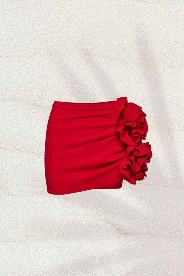 Joyce Çiçek Detay İki Parça Mayo Takımı