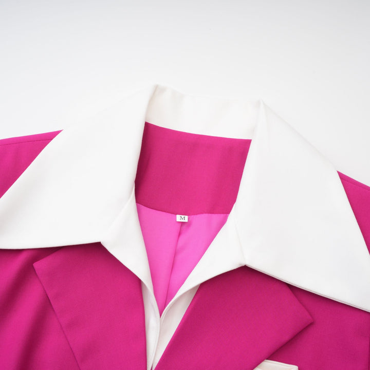 Juliette Pembe Ceket &amp; Etek Kombin Seti