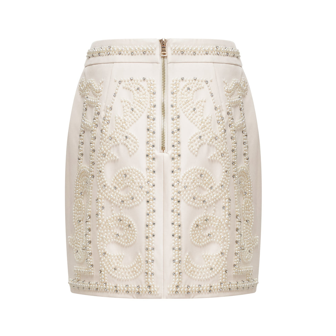 Luna İşlemeli Üst Ve Etek Uyumlu Takım