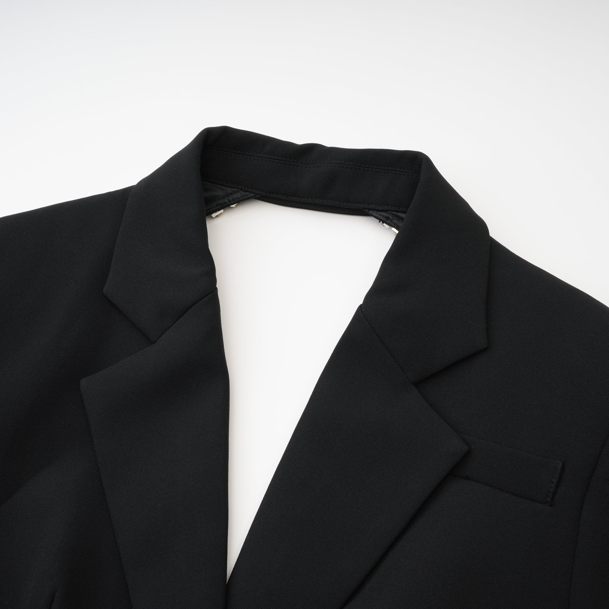 Odette Siyah Arkası Açık Blazer