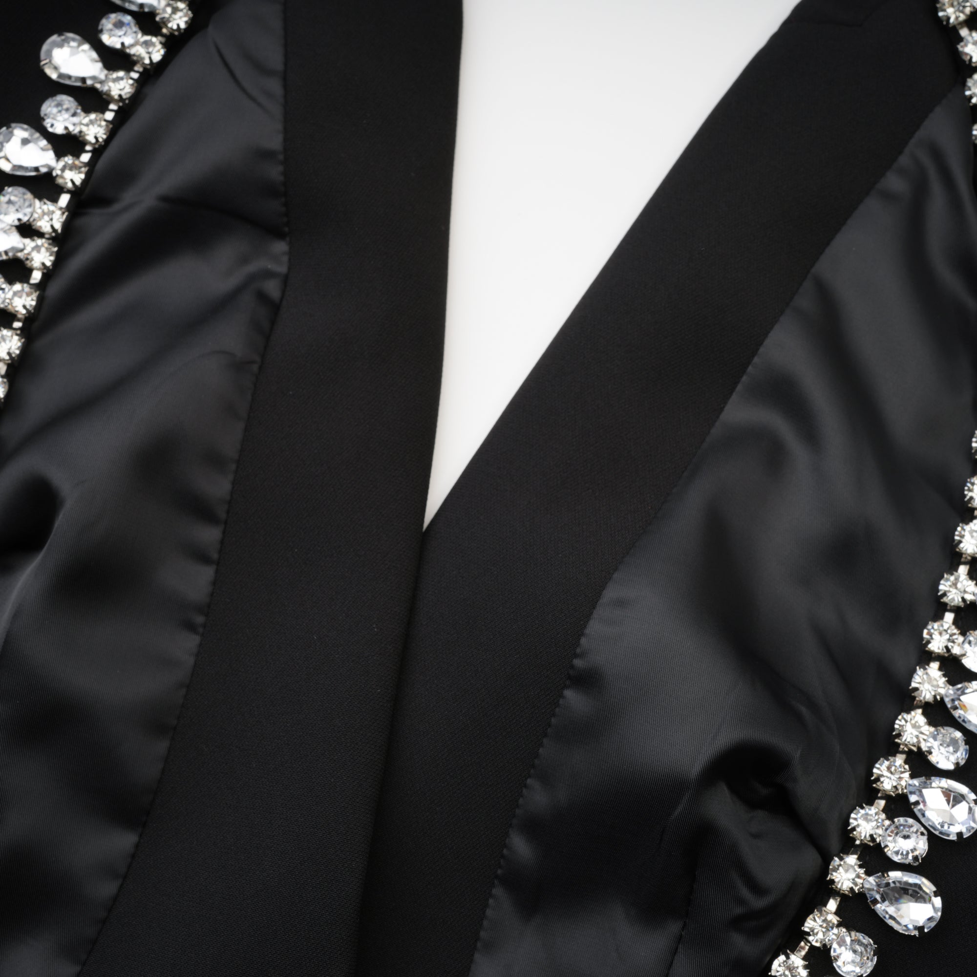 Odette Siyah Arkası Açık Blazer