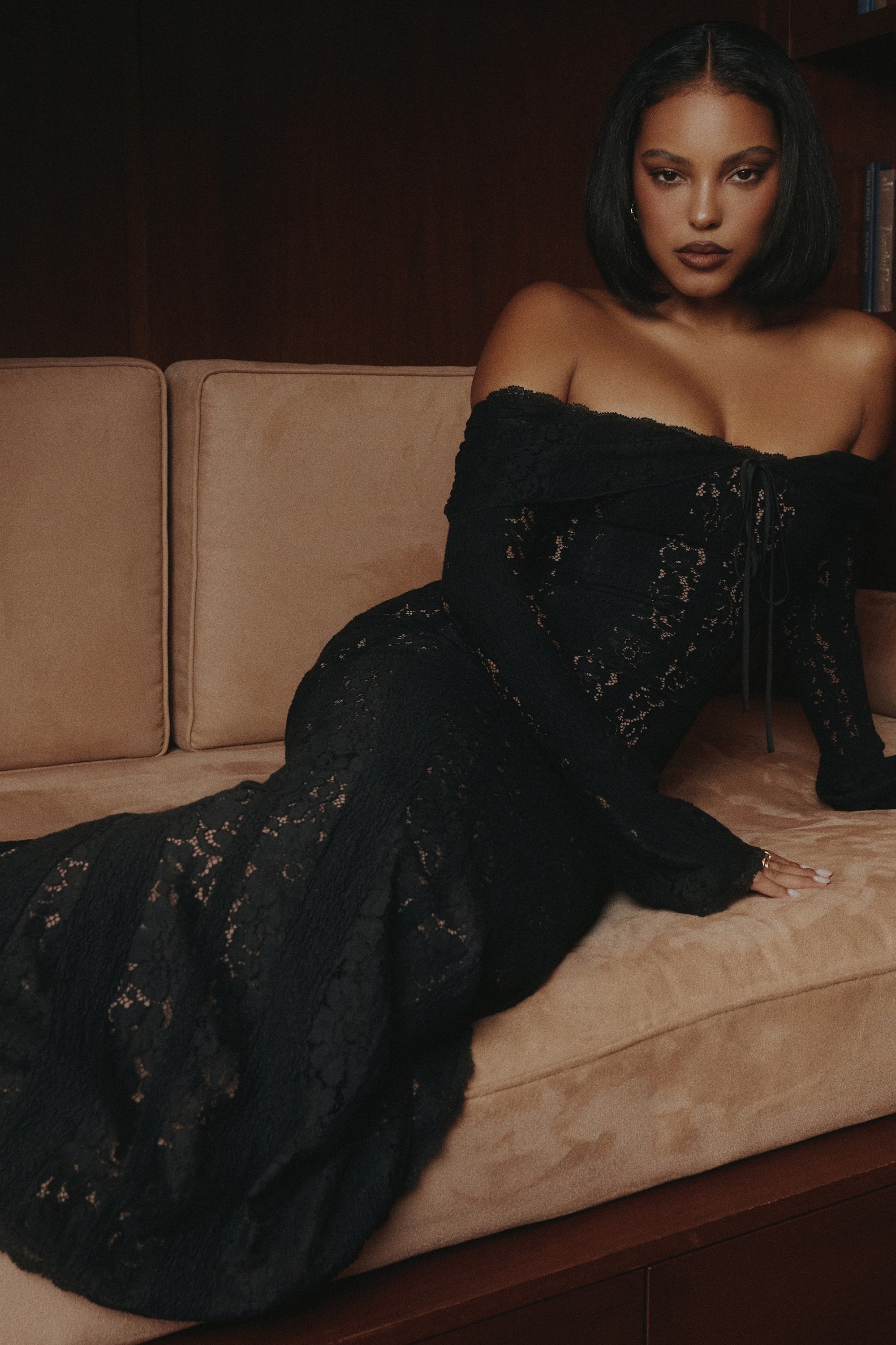 Georgia Dantel Elbise