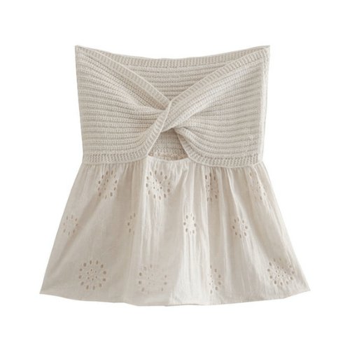 Rare Burgu Göğüs Top Bluz