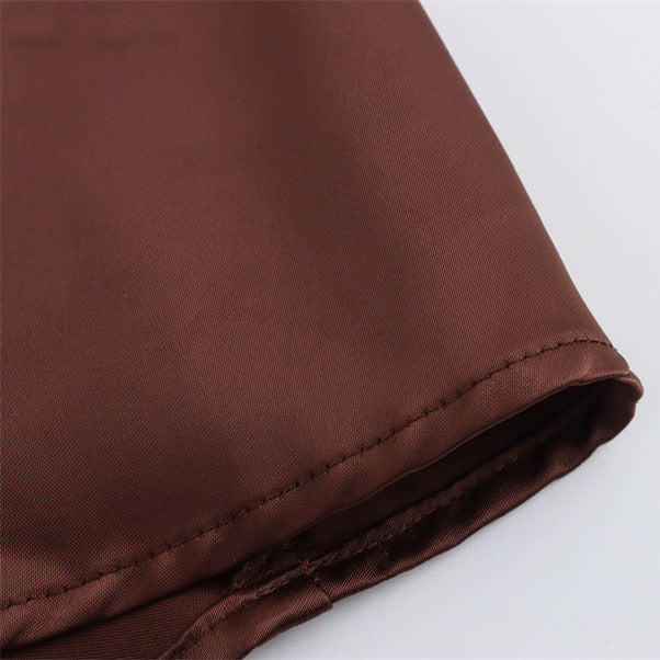 Boyundan Bağlamalı Sırt Detay Maxi Elbise